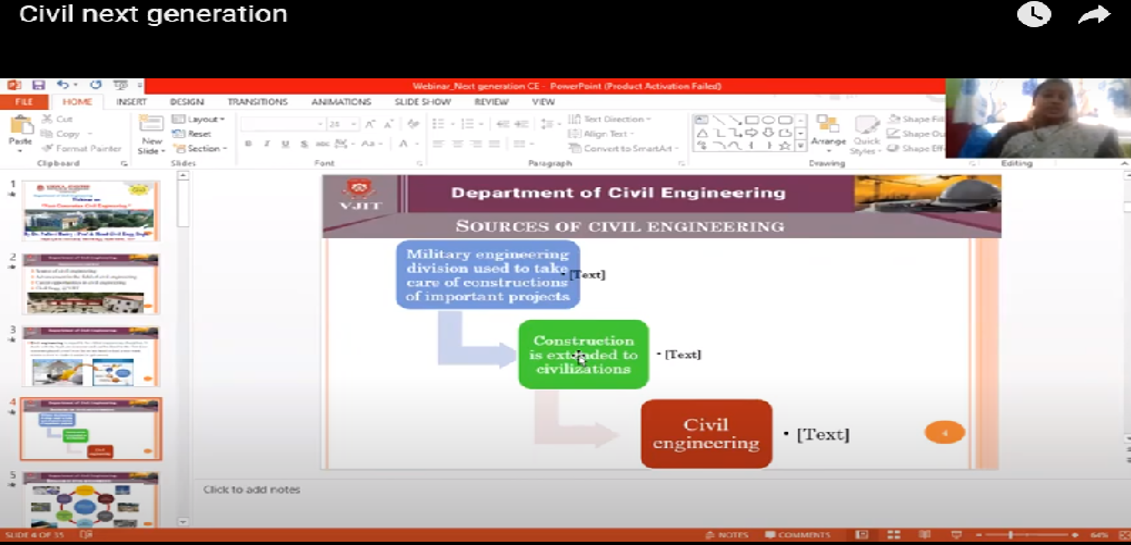 Technical talk on “Next Generation Civil Engineering”